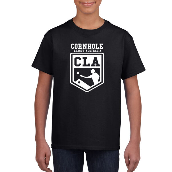 Cornhole League Australia Youth T-Shirt (Rush Order) Thumbnail